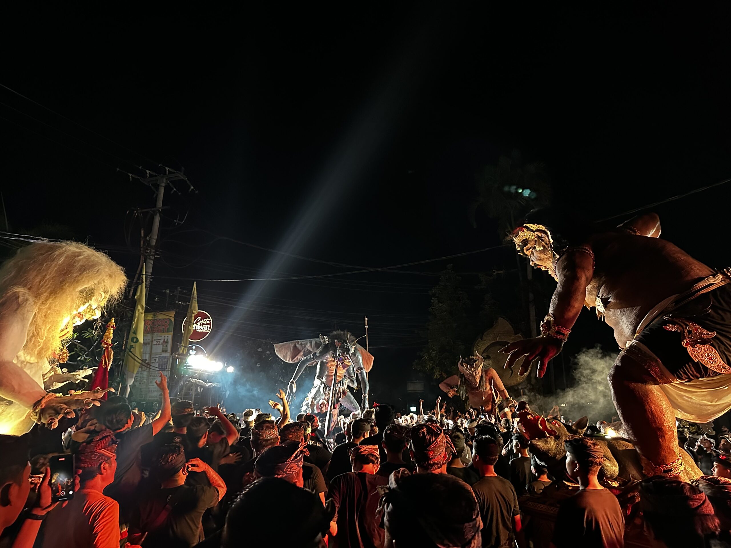 Ogoh Ogoh parade in Ubud
